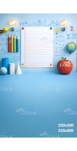 Tło fotograficzne „Matematyczna Inspiracja – Szkolna Tablica” | 3889